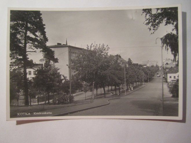 VANHA Postikortti Kotka 1950-l Alkup.Mallikappale