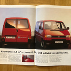 Esite Volkswagen Transporter & Caravelle T4 vuodelta 1991 VW - pikkukuva 5
