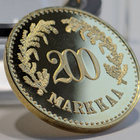 200mk kullattu hopeakolikko (925) - pikkukuva 1