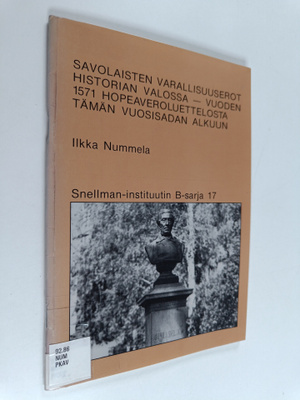 Ilkka Nummela : Savolaisten varallisuuserot historian val...