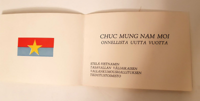 Uuden vuoden Kortti Vietnam Suomi