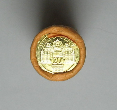 2004 Itävalta 20c rulla UNC laatu