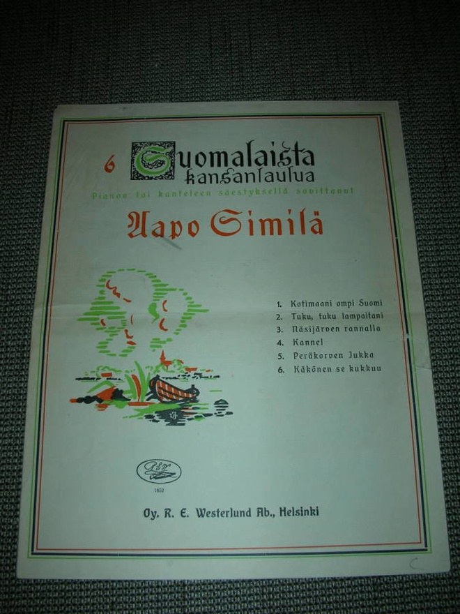 Nuotti Similä: 6 Suomalaista kansanlaulua