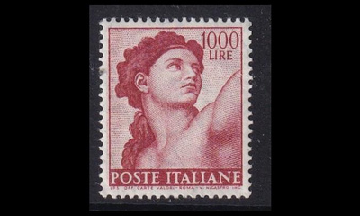Italia 1099A ** Käyttösarja Freskon päitä 1000 L (13½)