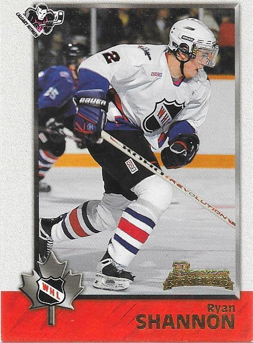 1998 Bowman CHL #63 Ryan Shannon Calgary Hitmen