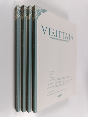 Virittäjä vuosikerta 1999 (1-4)