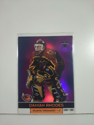 2000-01 Pacific Vanguard Holographic Purple #5 Damian Rhodes