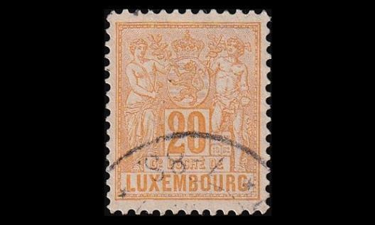 Luxemburg 51D o Allegoria 20 C (12½) (1882)
