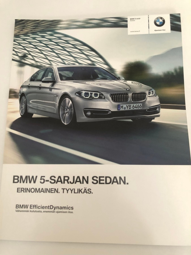Myyntiesite - BMW 5-sarjan Sedan - 2014