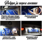 BMW LED rekisterikilven valot — kirkkaan valkoin - pikkukuva 5