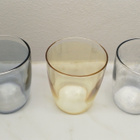 Göran Hongell hohtolasit 3 kpl, malli 2157, Karhula- Iittala - pikkukuva 2