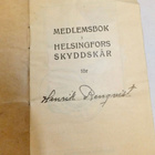 Jäsenkirja Suojeluskunta Akateeminen Rykmentti Helsinki 1920 - pikkukuva 2