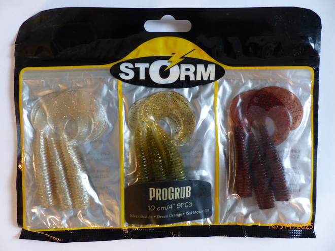 STORM Pro Grup 10cm Värit: Silver Scales * Green Orange * Re