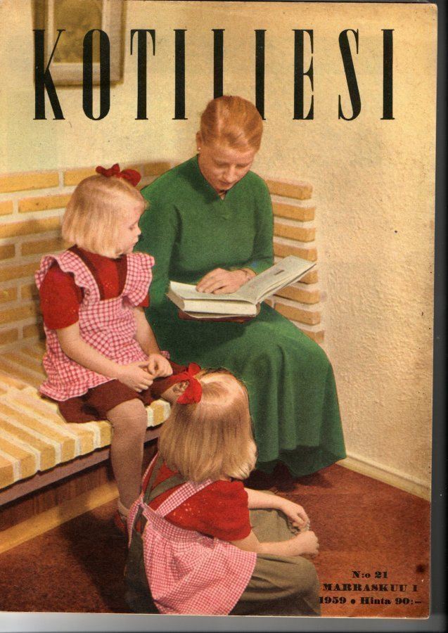Kotiliesi n:o 21 1959 Näin eletään Lapissa. Nostalgiaa maino
