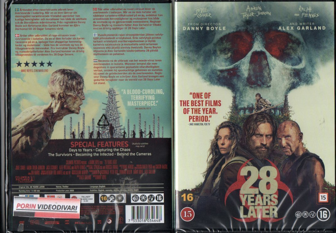 28 vuotta myöhemmin	(85 770)	UUSI	-FI-	DVD				2025