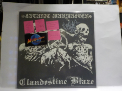SATANIC WARMASTER - CLANDESTINE BLAZE + NIMMARI UUSI FIN2004