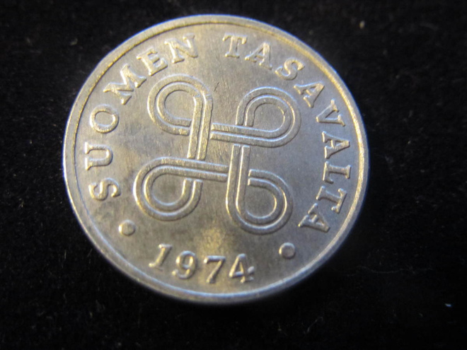 1 penni 1974