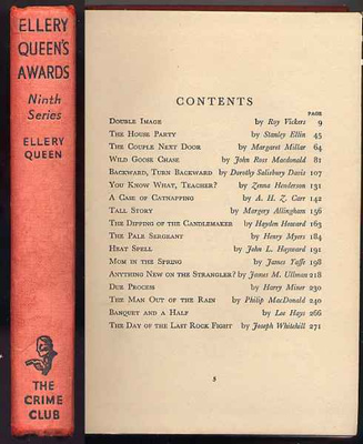 Ellery Queen's Awards Ninth series (1st ed., 1956)
