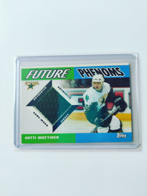 Antti Miettinen 03-04 Topps Future Phenoms Game-Worn Jersey