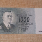 1000 mk 1955 VL2 Vihertävä F 3389635 Sim-Asp KL 4 - pikkukuva 1
