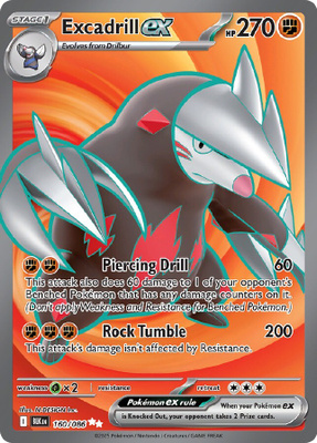 Excadrill ex 160/086 - Black Bolt - NM/M