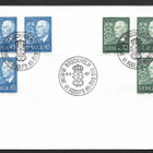 Ruotsi - Gustaf VI Adolf 85v FDC 1967 (Fac. 616-617) - pikkukuva 1