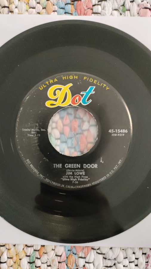 JIM LOWE - THE GREEN DOOR 7" (CRAMPS ORIGINAL)