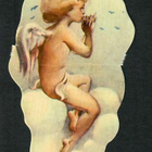 Sagokonst 27 - Ihastuttava pieni enkeli 9 - 1940-luvulta!!! - pikkukuva 1
