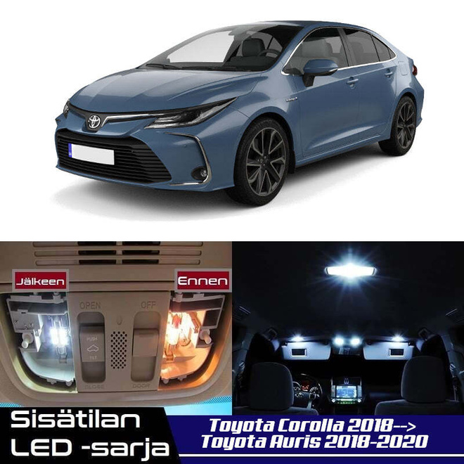 Toyota Corolla (E210) Sisätilan LED-sarja 9-osai