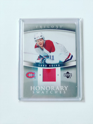 Saku Koivu 06-07 Trilogy Honorary Swatches