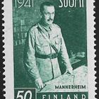 1941 Sotamarsalkka Mannerheim 50 p ** LaPe 248 W II 19 mm - pikkukuva 1