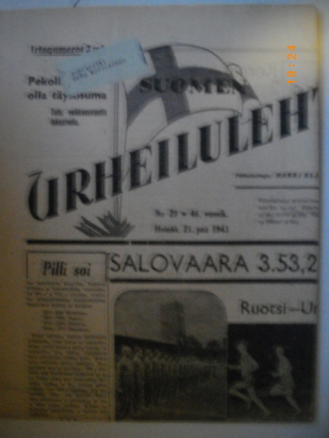 Suomen Urheilulehti Nro 29/1943 (25.2)