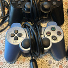 Playstation 2 FAT Aqua Blue, 4kpl ohjaimia + muistikortteja - pikkukuva 4