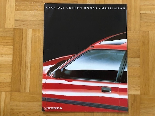 Esite Honda mallisto 1987: Civic, Accord, Prelude, Legend