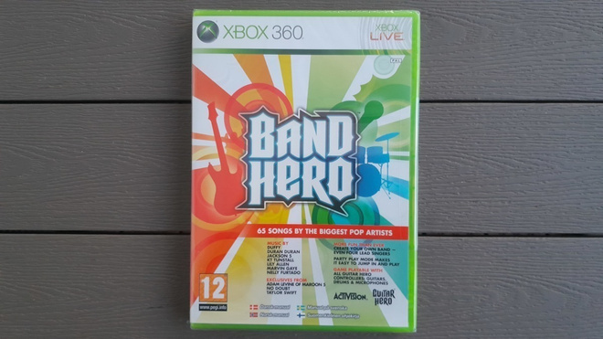 Xbox360: Band Hero peli (2009)  UUSI