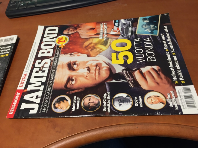 ILTASANOMAT EXTRA JAMES BOND HYVÄ