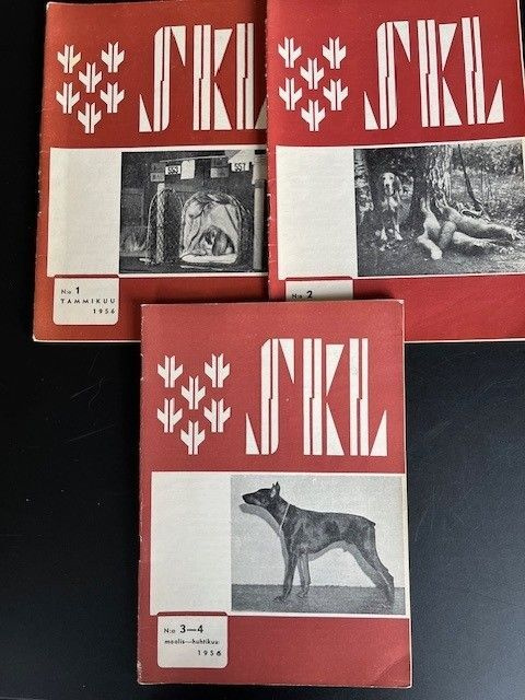 Suomen Kennel-Liiton jäsenlehdet vsk 1956