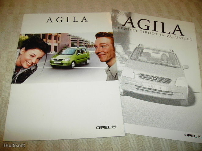 Myyntiesite Opel Agila 3/2000
