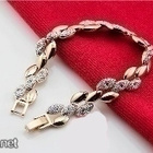 2404 .. 9K Kulta Duble Charming Zircon .. Rannekoru - pikkukuva 2