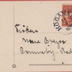 Jenny Nyström Lapset ja kana  - pieni kortti - kulk v 1922 - pikkukuva 2