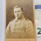 VANHA CDV Valokuva Sotilas Varhainen Uniformu Tampere - pikkukuva 1