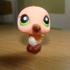 LITTLEST PET SHOP persikka KOLIBRI, LINTU #343 - pikkukuva 1
