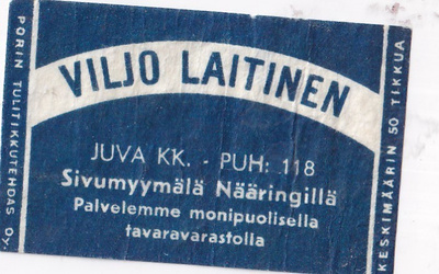 Juva. Viljo Laitinen b508