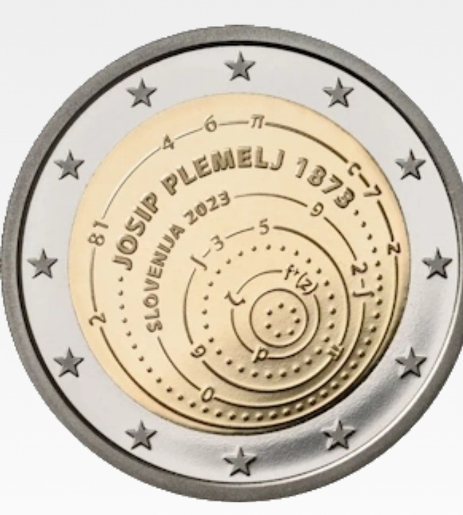 Slovenia 2023 2 euro CC Josip Plemelj unc
