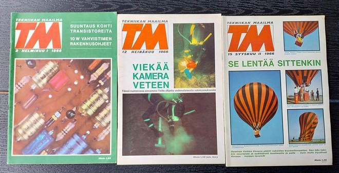 TM Tekniikan Maailma 2, 12 ja 15 1966