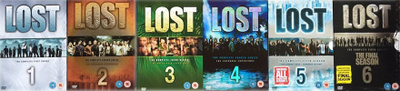 Lost: kaudet 1-6, KOKO SARJA, mysteeri seikkailu, 37DVD