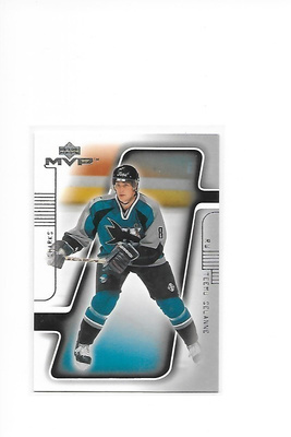 2001-02 Upper Deck MVP #159 Teemu Selänne San Jose Sharks