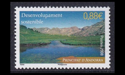 Andorra Fr 684 ** Kestävä kehitys (2008)