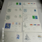 10 kpl FDC kuoria, erikoisleimoin kulkemattomat siistit - pikkukuva 1