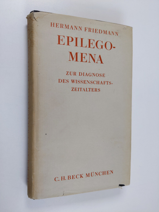 Hermann Friedmann : Epilegomena - zur Diagnose des Wissen...